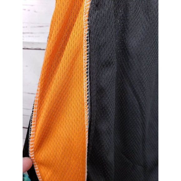 Quad‎ Seven Black Orange XL 16/18 boys athletic gym running shorts - Picture 5 of 8